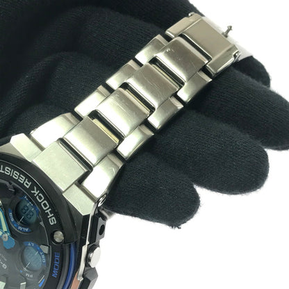 【中古品】【メンズ】 G-SHOCK ジーショック G-STEEL GST-W100D-1A2JF ジースチール タフソーラー 腕時計 196-260607-na-18-tagh カラー：シルバー/ブラック 万代Net店