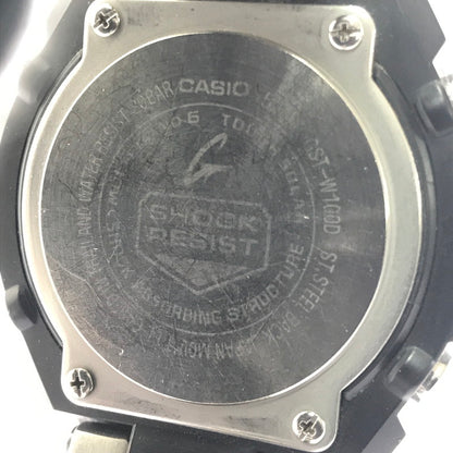 【中古品】【メンズ】 G-SHOCK ジーショック G-STEEL GST-W100D-1A2JF ジースチール タフソーラー 腕時計 196-260607-na-18-tagh カラー：シルバー/ブラック 万代Net店