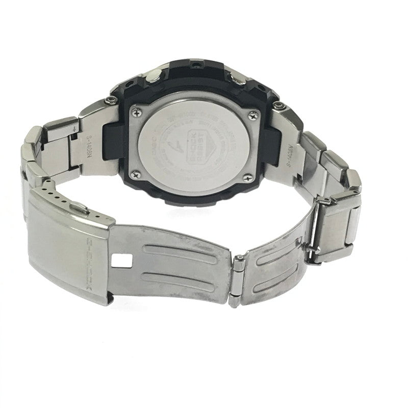 【中古品】【メンズ】 G-SHOCK ジーショック G-STEEL GST-W100D-1A2JF ジースチール タフソーラー 腕時計 196-260607-na-18-tagh カラー：シルバー/ブラック 万代Net店