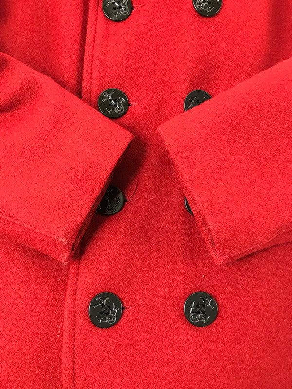 【中古品】【メンズ】 SCHOTT ショット PEA JACKET 741 U.S.740N ピー ジャケット ピーコート アウター 145-260603-rt-10-tagh サイズ：38 カラー：レッド 万代Net店