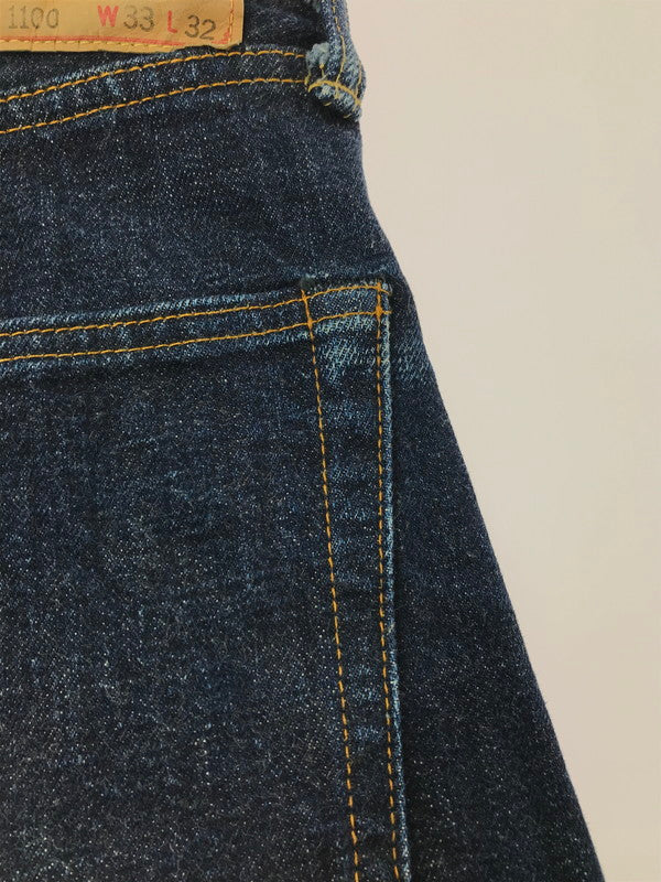 【中古品】【メンズ】 WAREHOUSE ウエアハウス 2ND-HAND DENIM PANTS LOT.1100 デニムパンツ ジーンズ ボトムス 156-260603-rt-06-tagh サイズ：33×32 カラー：インディゴ 万代Net店