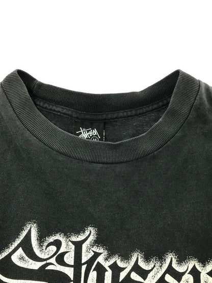 【現状渡し品】【メンズ】 STUSSY ステューシー × MR.CARTOON ミスターカートゥーン 00'S WORLD TOUR TEE 00年代 ワールドツアー Tシャツ 半袖Tシャツ 142-260531-na-04-tagh サイズ：M カラー：ブラック 万代Net店