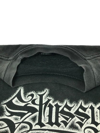 【現状渡し品】【メンズ】 STUSSY ステューシー × MR.CARTOON ミスターカートゥーン 00'S WORLD TOUR TEE 00年代 ワールドツアー Tシャツ 半袖Tシャツ 142-260531-na-04-tagh サイズ：M カラー：ブラック 万代Net店