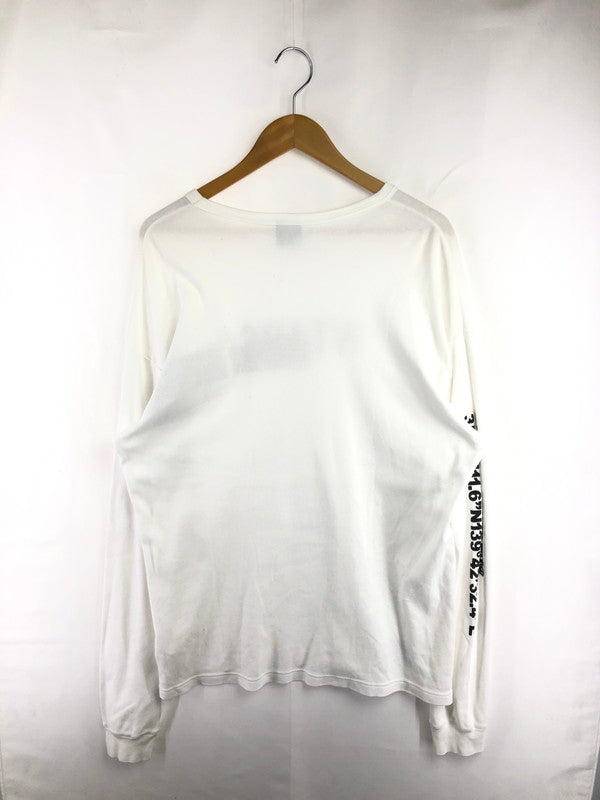 【中古品】【メンズ】 WTAPS ダブルタップス 19AW SIDE EFFECT DESIGN LS 192ATDT-CSM12 サイド エフェクト デザイン Tシャツ 長袖Tシャツ 142-260531-na-06-tagh サイズ：2 カラー：ホワイト 万代Net店