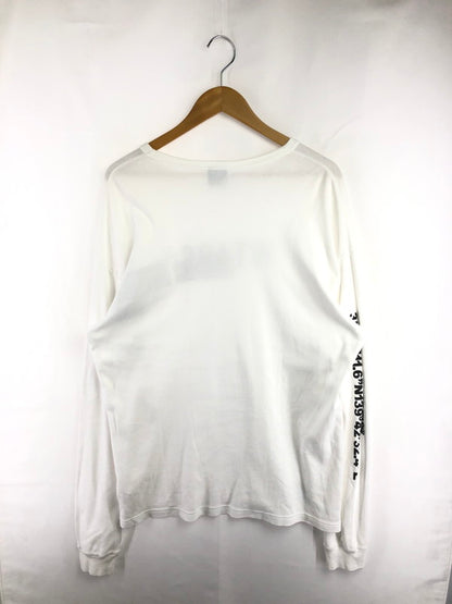 【中古品】【メンズ】 WTAPS ダブルタップス 19AW SIDE EFFECT DESIGN LS 192ATDT-CSM12 サイド エフェクト デザイン Tシャツ 長袖Tシャツ 142-260531-na-06-tagh サイズ：2 カラー：ホワイト 万代Net店