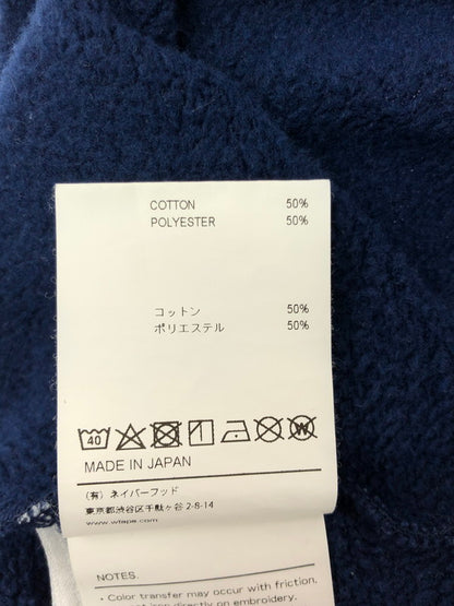 【中古品】【メンズ】 WTAPS ダブルタップス 21AW CLUB CREW NECK COPO 212ATDT-CSM14 クラブ クルーネック スウェット トレーナー 142-260531-na-05-tagh サイズ：2 カラー：ネイビー 万代Net店