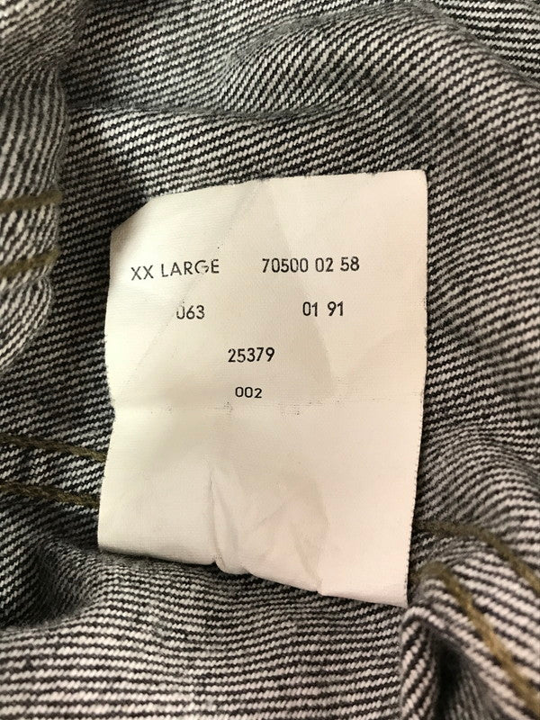 【中古品】【メンズ】 LEVI’S リーバイス BLACK DENIM JACKET 70500 02 ブラック デニムジャケット ライトアウター 146-260531-na-07-tagh サイズ：XXL カラー：ブラック 万代Net店