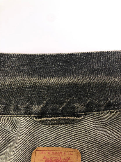 【中古品】【メンズ】 LEVI’S リーバイス BLACK DENIM JACKET 70500 02 ブラック デニムジャケット ライトアウター 146-260531-na-07-tagh サイズ：XXL カラー：ブラック 万代Net店