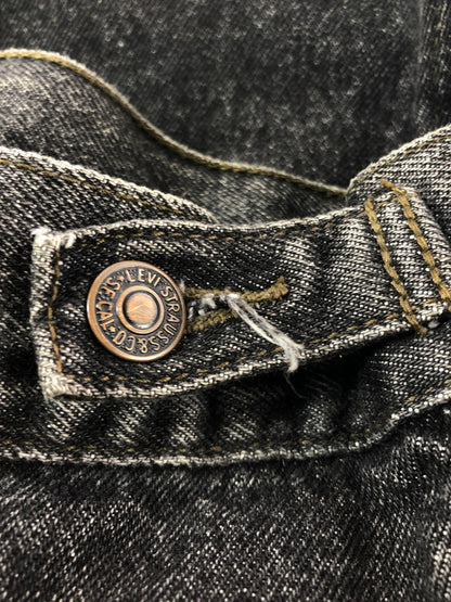 【中古品】【メンズ】 LEVI’S リーバイス BLACK DENIM JACKET 70500 02 ブラック デニムジャケット ライトアウター 146-260531-na-07-tagh サイズ：XXL カラー：ブラック 万代Net店