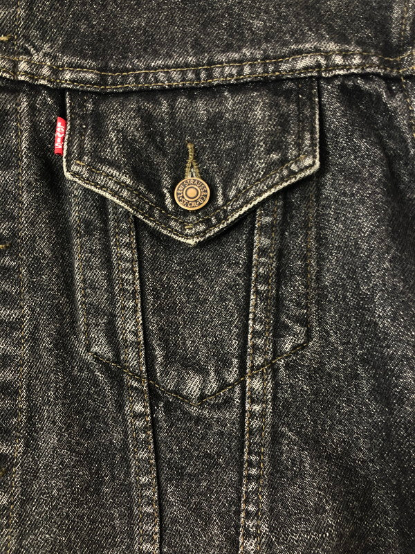【中古品】【メンズ】 LEVI’S リーバイス BLACK DENIM JACKET 70500 02 ブラック デニムジャケット ライトアウター 146-260531-na-07-tagh サイズ：XXL カラー：ブラック 万代Net店