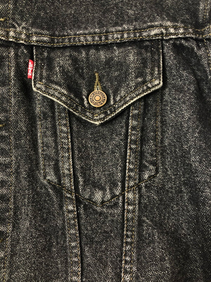 【中古品】【メンズ】 LEVI’S リーバイス BLACK DENIM JACKET 70500 02 ブラック デニムジャケット ライトアウター 146-260531-na-07-tagh サイズ：XXL カラー：ブラック 万代Net店