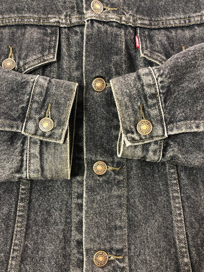 【中古品】【メンズ】 LEVI’S リーバイス BLACK DENIM JACKET 70500 02 ブラック デニムジャケット ライトアウター 146-260531-na-07-tagh サイズ：XXL カラー：ブラック 万代Net店