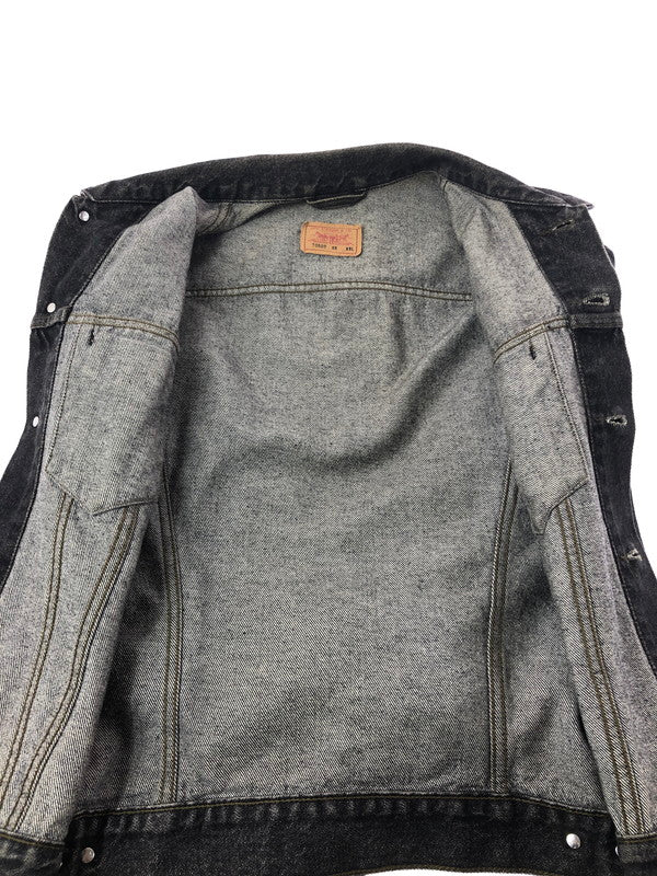 【中古品】【メンズ】 LEVI’S リーバイス BLACK DENIM JACKET 70500 02 ブラック デニムジャケット ライトアウター 146-260531-na-07-tagh サイズ：XXL カラー：ブラック 万代Net店