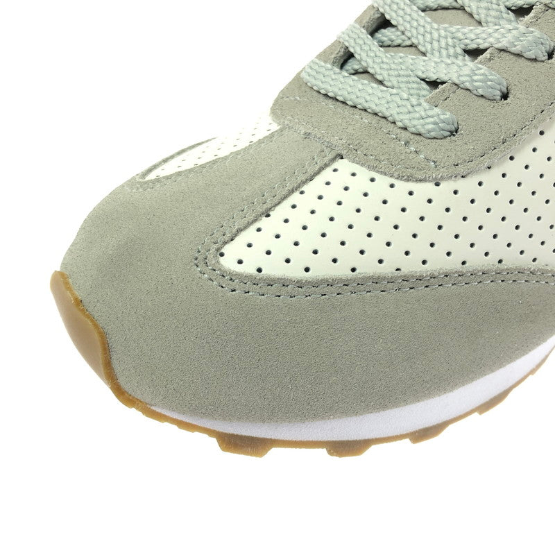 【中古美品】【メンズ】 VIA SANGACIO×BRANDALISED ヴィア・サンガチオ×ブランダライズド にゅ～ずMOM BANKSY コラボ LOWCUT SNEAKER ローカット スニーカー シューズ 靴 162-260529-ki-05-tagh サイズ：27.5cm US9.5 カラー：GRAY WHITE 万代Net店
