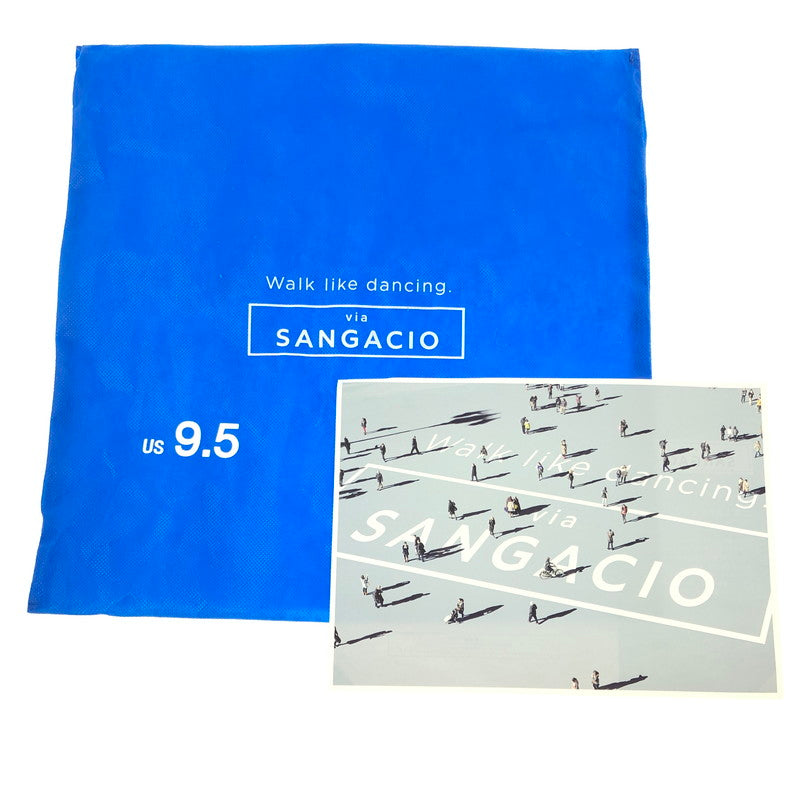 【中古美品】【メンズ】 VIA SANGACIO×BRANDALISED ヴィア・サンガチオ×ブランダライズド にゅ～ずMOM BANKSY コラボ LOWCUT SNEAKER ローカット スニーカー シューズ 靴 162-260529-ki-05-tagh サイズ：27.5cm US9.5 カラー：GRAY WHITE 万代Net店