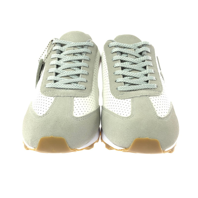 【中古美品】【メンズ】 VIA SANGACIO×BRANDALISED ヴィア・サンガチオ×ブランダライズド にゅ～ずMOM BANKSY コラボ LOWCUT SNEAKER ローカット スニーカー シューズ 靴 162-260529-ki-05-tagh サイズ：27.5cm US9.5 カラー：GRAY WHITE 万代Net店