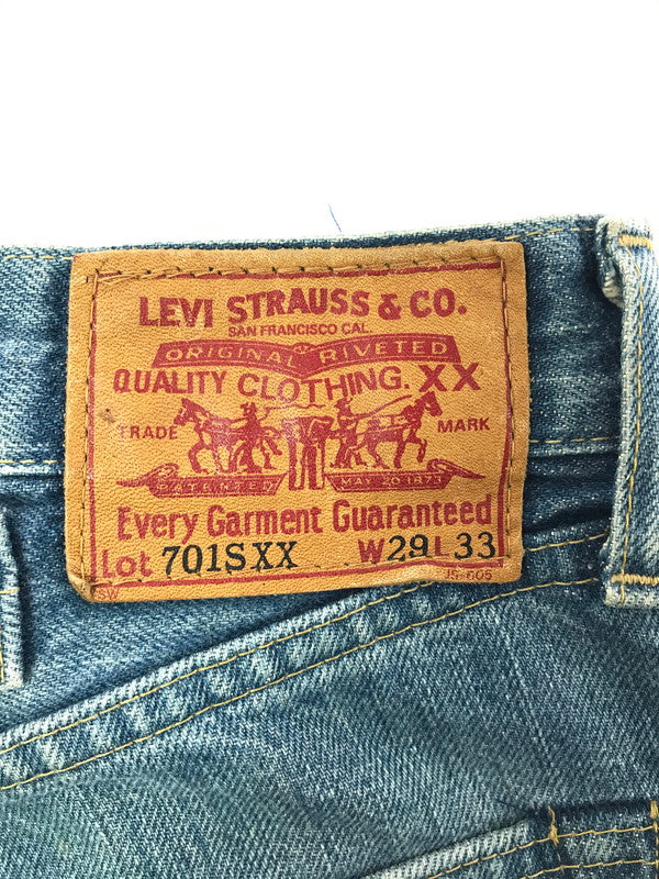 【中古品】【メンズ】 LEVI'S リーバイス BIG-E 90's DENIM PANTS 701SXX 日本製 91年製 シンチバッグ デニムパンツ ジーンズ ボトムス 157-260603-rt-08-tagh サイズ：29 カラー：インディゴ 万代Net店
