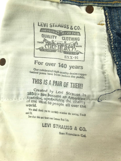 【中古品】【メンズ】 LEVI'S リーバイス BIG-E 90's DENIM PANTS 701SXX 日本製 91年製 シンチバッグ デニムパンツ ジーンズ ボトムス 157-260603-rt-08-tagh サイズ：29 カラー：インディゴ 万代Net店