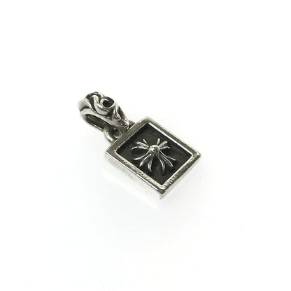 ※店頭販売のみ 【中古品】【メンズ】 CHROME HEARTS クロムハーツ OLD FRAMED CH PLUS CHARM オールド フレームド CHプラス チャーム ペンダントトップ アクセサリー 190-260523-na-33-ichh カラー：シルバー 万代Net店