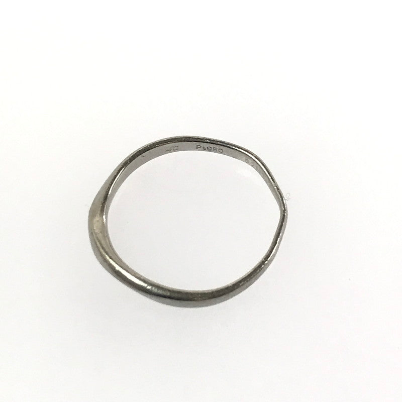 【現状渡し品】【レディース】 4℃ ヨンドシー PT950 RING リング 指輪 アクセサリー イニシャル入り 192-260601-na-02-tagh カラー：シルバー 万代Net店