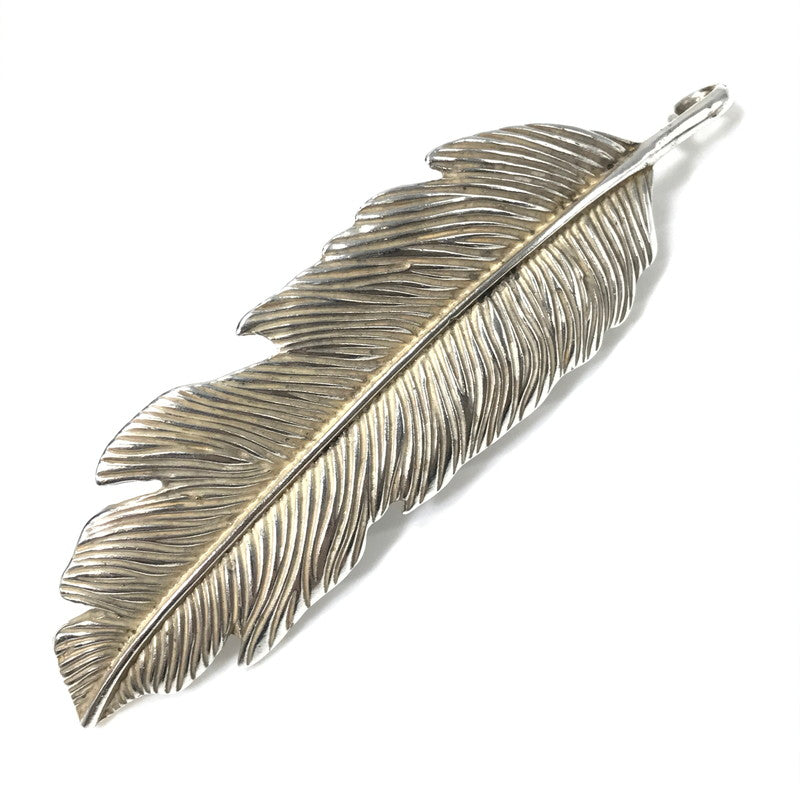 【中古品】【メンズ】 USED FEATHER PENDANT TOP フェザー ペンダントトップ アクセサリー 193-260627-na-13-tagh カラー：シルバー 万代Net店