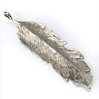 【中古品】【メンズ】 USED FEATHER PENDANT TOP フェザー ペンダントトップ アクセサリー 193-260627-na-13-tagh カラー：シルバー 万代Net店