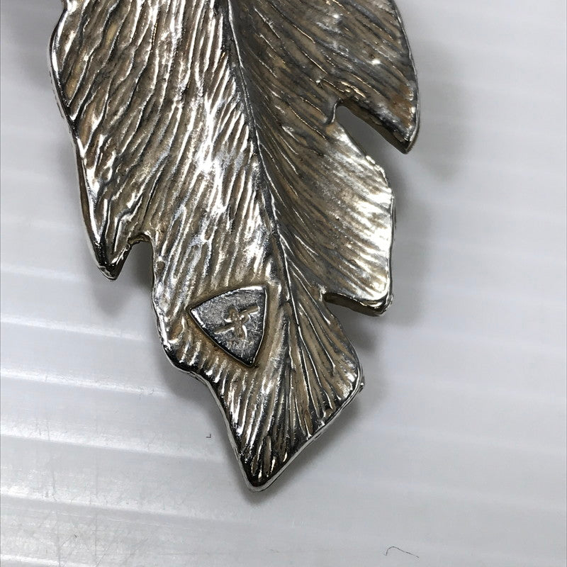 【中古品】【メンズ】 USED FEATHER PENDANT TOP フェザー ペンダントトップ アクセサリー 193-260627-na-13-tagh カラー：シルバー 万代Net店