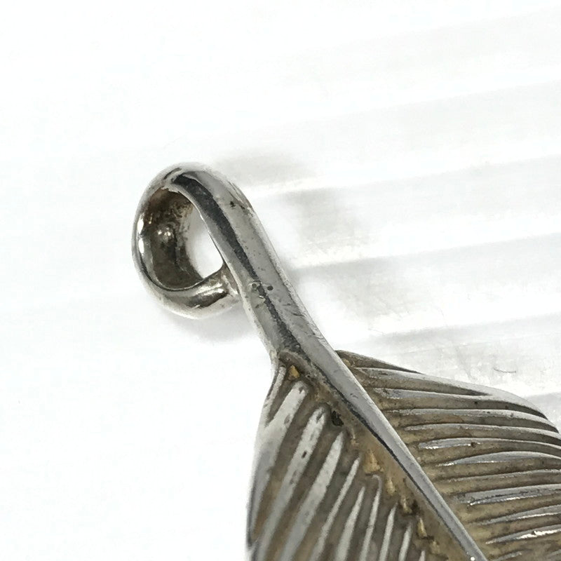 【中古品】【メンズ】 USED FEATHER PENDANT TOP フェザー ペンダントトップ アクセサリー 193-260627-na-13-tagh カラー：シルバー 万代Net店