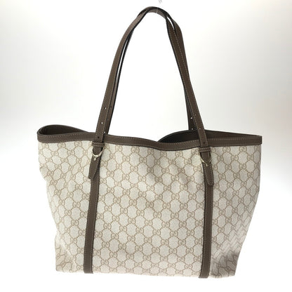 【現状渡し品】【レディース】 GUCCI グッチ GG TOTE BAG 309613 GGスプリーム トートバッグ カバン 180-260608-na-05-tagh カラー：アイボリー/ブラウン 万代Net店