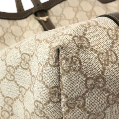 【現状渡し品】【レディース】 GUCCI グッチ GG TOTE BAG 309613 GGスプリーム トートバッグ カバン 180-260608-na-05-tagh カラー：アイボリー/ブラウン 万代Net店