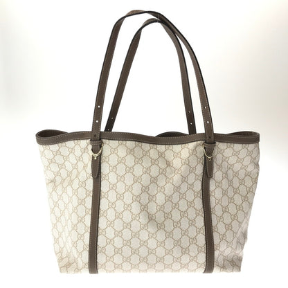 【現状渡し品】【レディース】 GUCCI グッチ GG TOTE BAG 309613 GGスプリーム トートバッグ カバン 180-260608-na-05-tagh カラー：アイボリー/ブラウン 万代Net店