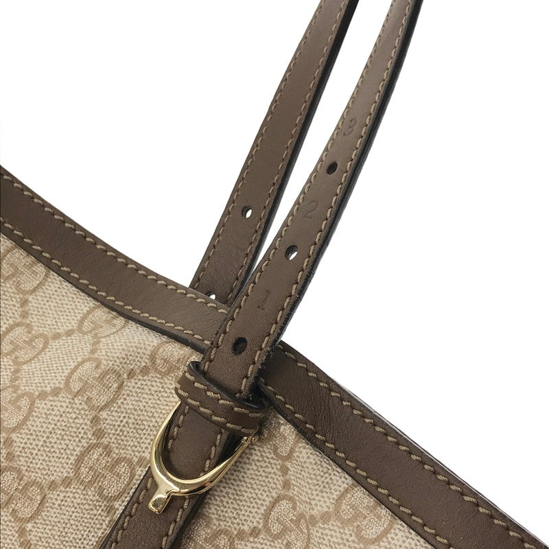 【現状渡し品】【レディース】 GUCCI グッチ GG TOTE BAG 309613 GGスプリーム トートバッグ カバン 180-260608-na-05-tagh カラー：アイボリー/ブラウン 万代Net店
