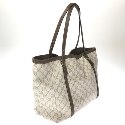 【現状渡し品】【レディース】 GUCCI グッチ GG TOTE BAG 309613 GGスプリーム トートバッグ カバン 180-260608-na-05-tagh カラー：アイボリー/ブラウン 万代Net店