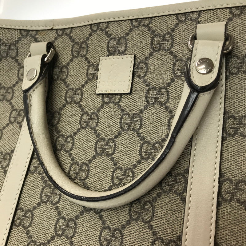 【中古品】【レディース】 GUCCI グッチ CHILDREN’S GG HAND BAG 297557 チルドレンズ GGスプリーム ハンドバッグ カバン 180-260608-na-04-tagh カラー：ベージュ系 万代Net店