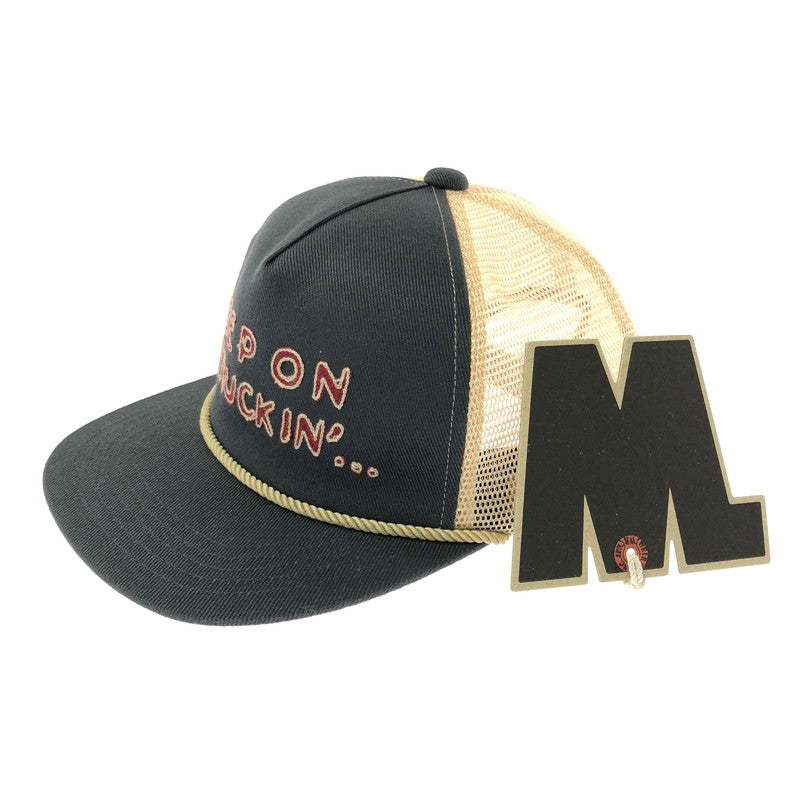 【中古美品】【メンズ】 WEIRDO ウィアード TRUCKER CAP WRD61G02 トラッカーキャップ 帽子 アクセサリー 185-260714-YY-06-tagh サイズ：F カラー：グレー/ベージュ 万代Net店