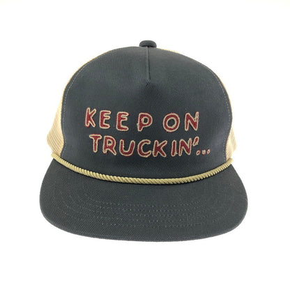 【中古美品】【メンズ】 WEIRDO ウィアード TRUCKER CAP WRD61G02 トラッカーキャップ 帽子 アクセサリー 185-260714-YY-06-tagh サイズ：F カラー：グレー/ベージュ 万代Net店