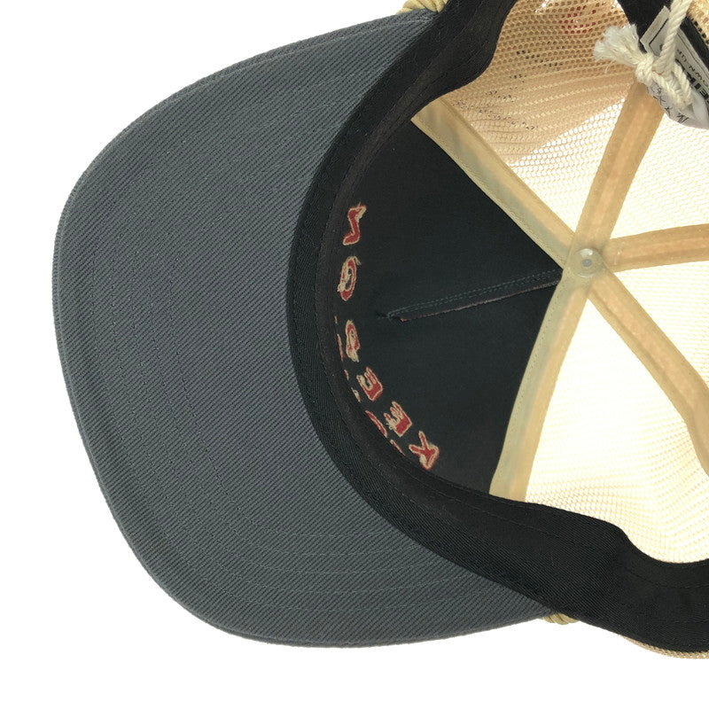 【中古美品】【メンズ】 WEIRDO ウィアード TRUCKER CAP WRD61G02 トラッカーキャップ 帽子 アクセサリー 185-260714-YY-06-tagh サイズ：F カラー：グレー/ベージュ 万代Net店