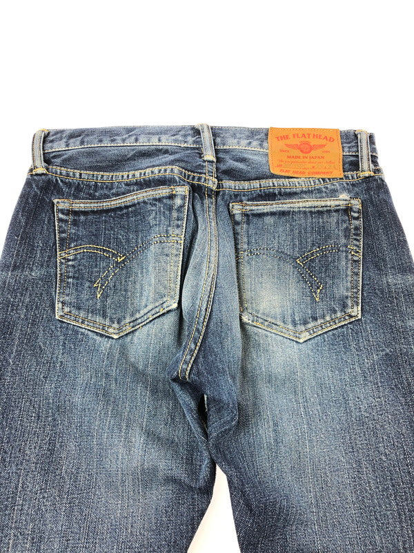 【現状渡し品】【メンズ】 THE FLAT HEAD ザフラットヘッド DENIM PANTS LOT3001SPC デニム パンツ ジーンズ ボトムス 156-260823-rt-29-tagh サイズ：W29 カラー：インディゴ 万代Net店