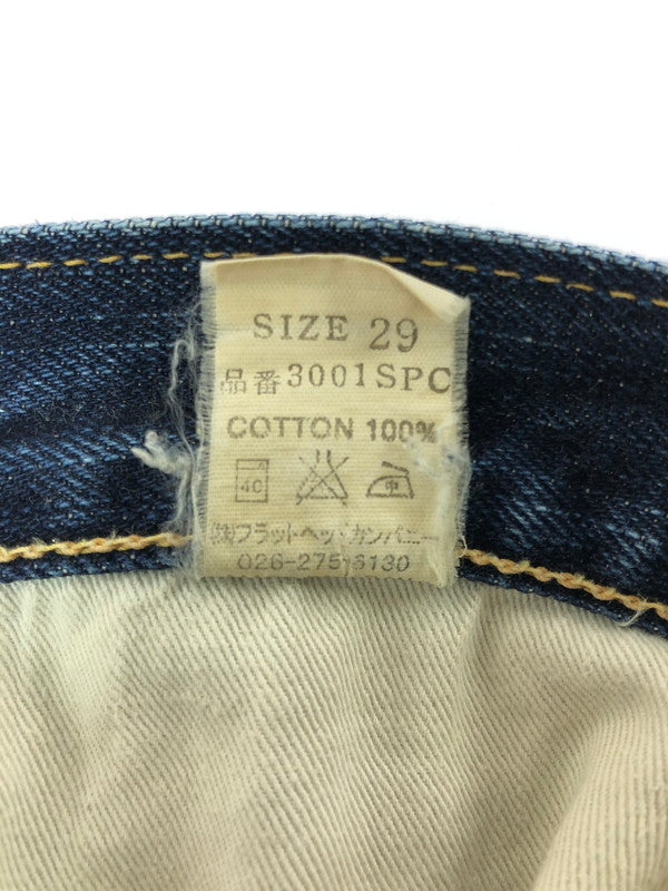 【現状渡し品】【メンズ】 THE FLAT HEAD ザフラットヘッド DENIM PANTS LOT3001SPC デニム パンツ ジーンズ ボトムス 156-260823-rt-29-tagh サイズ：W29 カラー：インディゴ 万代Net店