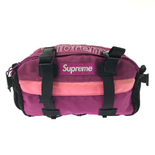 【現状渡し品】【メンズ】 SUPREME シュプリーム 19AW WAIST BAG ウエストバッグ カバン 188-260609-na-05-tagh カラー：MAGENTA 万代Net店