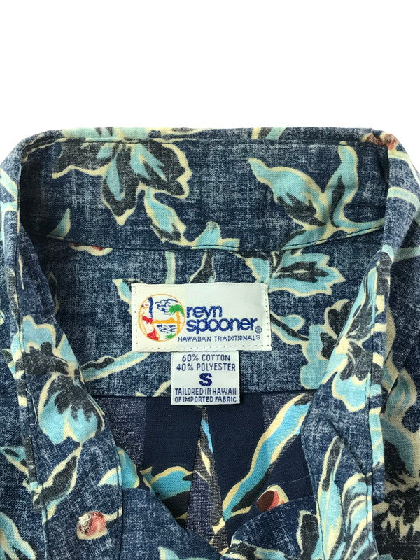 【中古品】【メンズ】 REYN SPOONER レインスプーナー 90S S/S BD PULLOVER SHIRT 90年代 ボタンダウン プルオーバーシャツ ビキニタグ 半袖シャツ 146-260531-na-02-tagh サイズ：S カラー：ブルー系 万代Net店