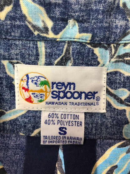 【中古品】【メンズ】 REYN SPOONER レインスプーナー 90S S/S BD PULLOVER SHIRT 90年代 ボタンダウン プルオーバーシャツ ビキニタグ 半袖シャツ 146-260531-na-02-tagh サイズ：S カラー：ブルー系 万代Net店