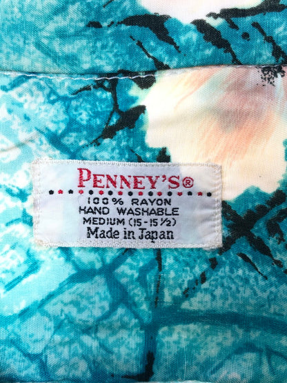 【現状渡し品】【メンズ】 PENNEY'S ぺニーズ 60'S RAYON ALOHA SHIRT 60年代 レーヨン アロハシャツ 半袖シャツ 146-260531-na-01-tagh サイズ：M カラー：マルチカラー 万代Net店