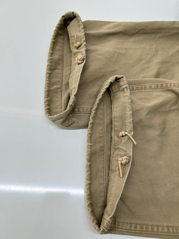 【中古品】【メンズ】 SASSAFRAS ササフラス WORK PANTS ワークパンツ ボトムス 178-260627-kk-11-hon サイズ：S カラー：カーキ 万代Net店