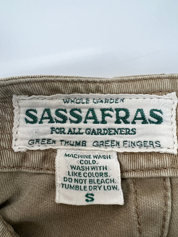 【中古品】【メンズ】 SASSAFRAS ササフラス WORK PANTS ワークパンツ ボトムス 178-260627-kk-11-hon サイズ：S カラー：カーキ 万代Net店
