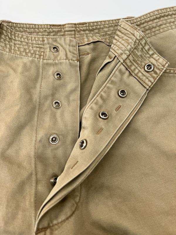 【中古品】【メンズ】 SASSAFRAS ササフラス WORK PANTS ワークパンツ ボトムス 178-260627-kk-11-hon サイズ：S カラー：カーキ 万代Net店