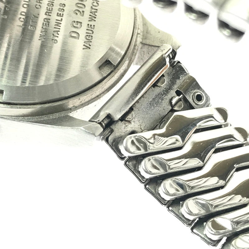 【中古品】【メンズ】 F.A.T. エフエーティー × SB SKATEBOARD JOURNAL × VAGUE WATCH CO. ヴァーグウォッチカンパニー F32310-AC01 DG2000 JD2000 デジタル腕時計 余りコマ4個 197-260607-na-03-tagh カラー：シルバー 万代Net店