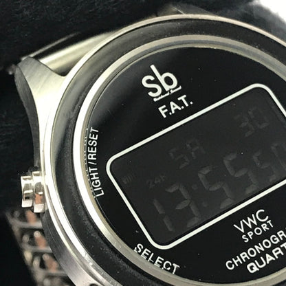 【中古品】【メンズ】 F.A.T. エフエーティー × SB SKATEBOARD JOURNAL × VAGUE WATCH CO. ヴァーグウォッチカンパニー F32310-AC01 DG2000 JD2000 デジタル腕時計 余りコマ4個 197-260607-na-03-tagh カラー：シルバー 万代Net店