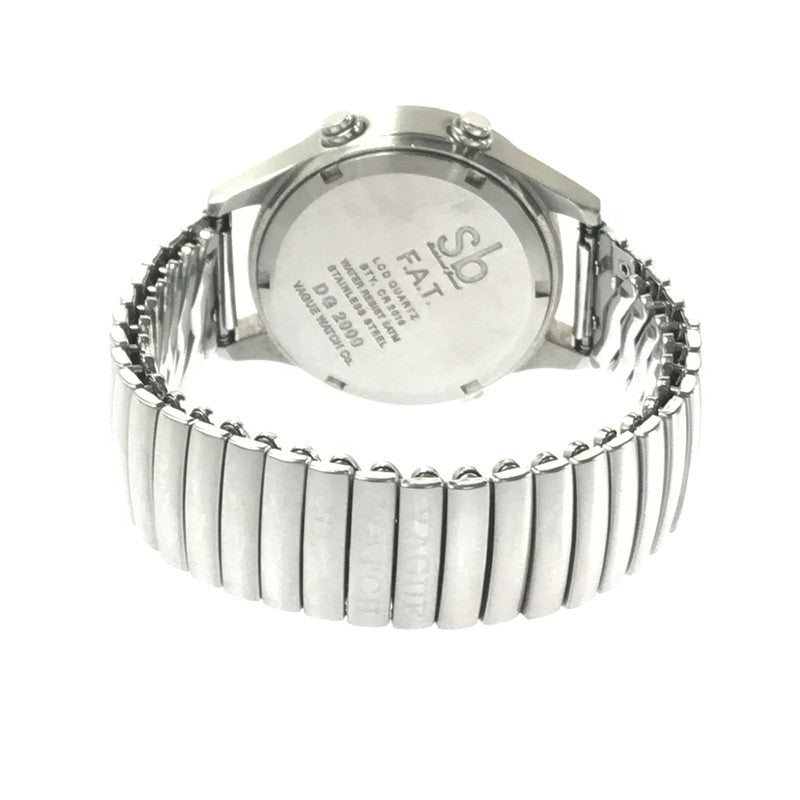 【中古品】【メンズ】 F.A.T. エフエーティー × SB SKATEBOARD JOURNAL × VAGUE WATCH CO. ヴァーグウォッチカンパニー F32310-AC01 DG2000 JD2000 デジタル腕時計 余りコマ4個 197-260607-na-03-tagh カラー：シルバー 万代Net店
