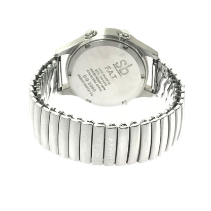 【中古品】【メンズ】 F.A.T. エフエーティー × SB SKATEBOARD JOURNAL × VAGUE WATCH CO. ヴァーグウォッチカンパニー F32310-AC01 DG2000 JD2000 デジタル腕時計 余りコマ4個 197-260607-na-03-tagh カラー：シルバー 万代Net店